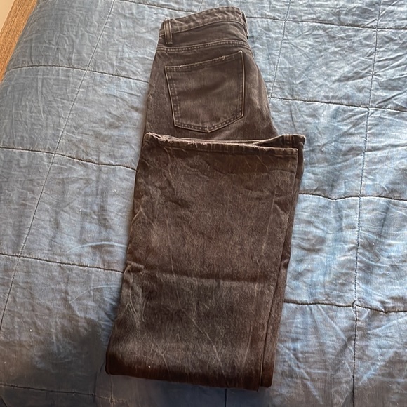 Zara Flare leg jeans. Black color. Size 6. - Picture 3 of 9